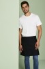 Short Apron With Pocket, Black