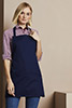 Short Bib Apron, Navy