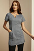 Side Pocket Tunic, Grey