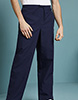 Unisex Fitted Scrub Pants, Navy/Hospital Blue