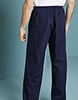 Unisex Fitted Scrub Pants, Navy/Hospital Blue
