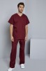 Smart Scrub Top unisexe, Bourgogne3