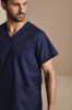 Smart Scrub Top unisexe, Bleu marine3