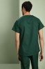 Unisex Smart Scrub Top, Bottle Green  