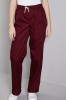 Unisex Smart Scrub Pants, Burgundy