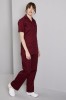 Unisex Smart Scrub Pants, Burgundy