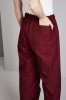 Unisex Smart Scrub Pants, Burgundy