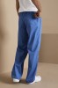 Smart Scrub Pantalon unisexe, Bleuet à Biais/Blanc10