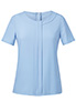 Verona crepe de chine Blouse Sky Blue