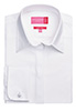 Womens Villeta Blouse Cotton Herringbone White