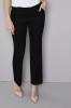 Ladies Contemporary Straight Leg Pants, Black (4 Lengths)