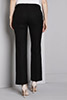 Pantalon droit contemporain pour femmes (Long), noir10