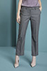 Pantalon droit contemporain pour femme (régulier), gris pâle