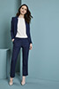 Pantalon droit contemporain pour femmes (régulier), bleu3