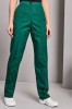 Pantalon femme sans pli, Bouteille verte