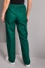 Pantalon femme sans pli, Bouteille verte2