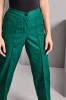 Pantalon femme sans pli, Bouteille verte4