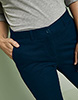 Ladies Front Row Stretch Chino, Navy