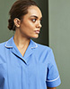 Ladies Classic Collar Healthcare Tunic, Hospital Blue