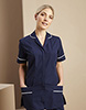 Ladies Classic Collar Healthcare Tunic, Navy