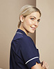 Ladies Classic Collar Healthcare Tunic, Navy