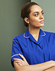Tunique de soins de santé pour femmes, bleu royal8