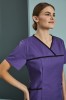 Definitive Ladies Pull On Tunic, Purple/Black