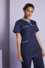 Definitive Ladies Pull On Tunic, Navy/Teal